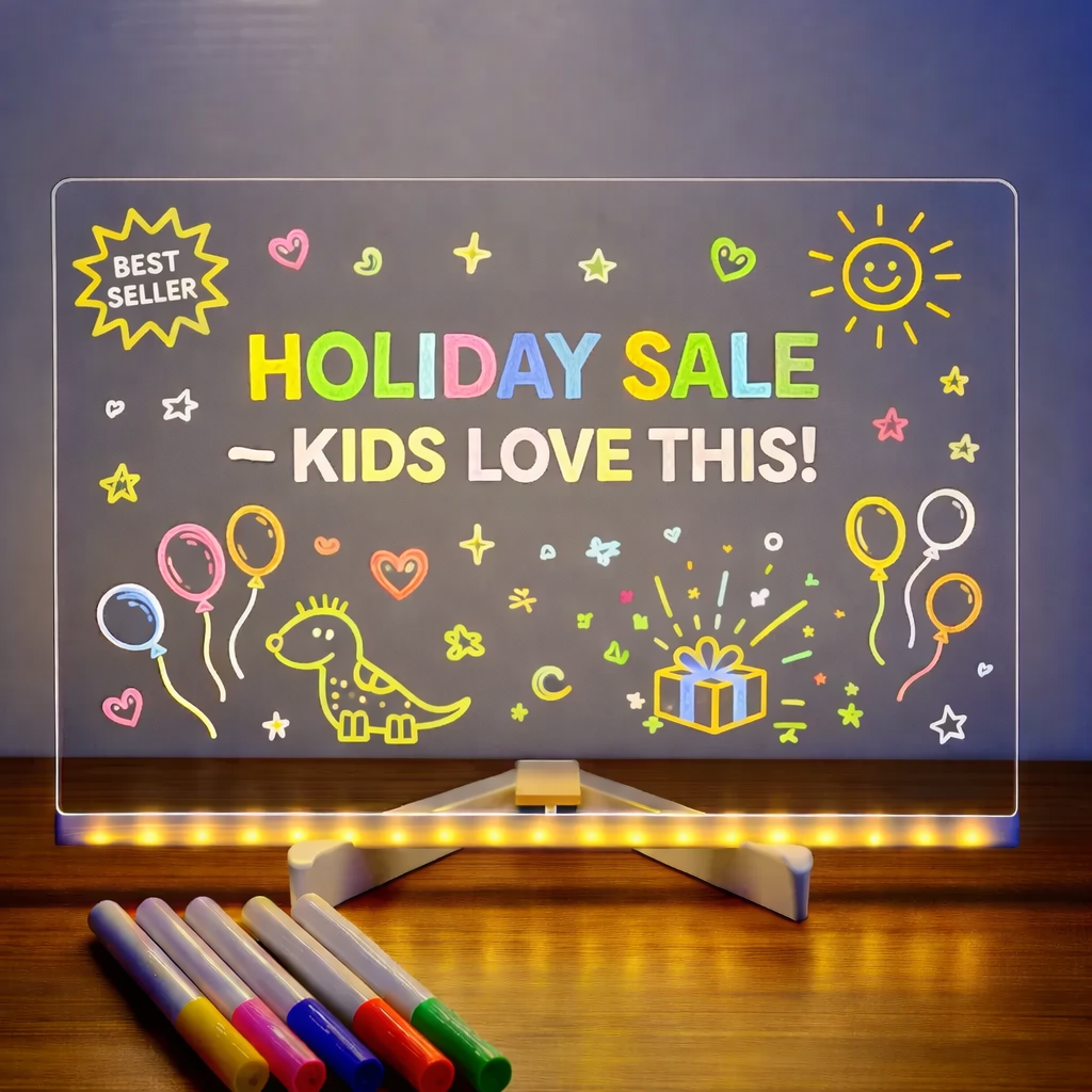 Glow Sketch Pad™         The Light-Up Pad Kids Love