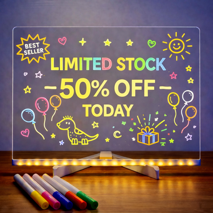 Glow Sketch Pad™         The Light-Up Pad Kids Love